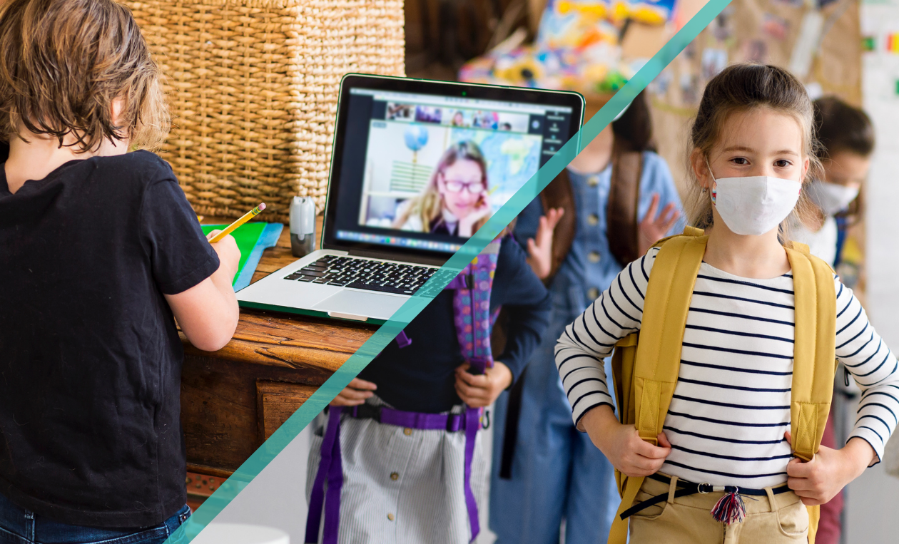 Remote and in-person learning environments.