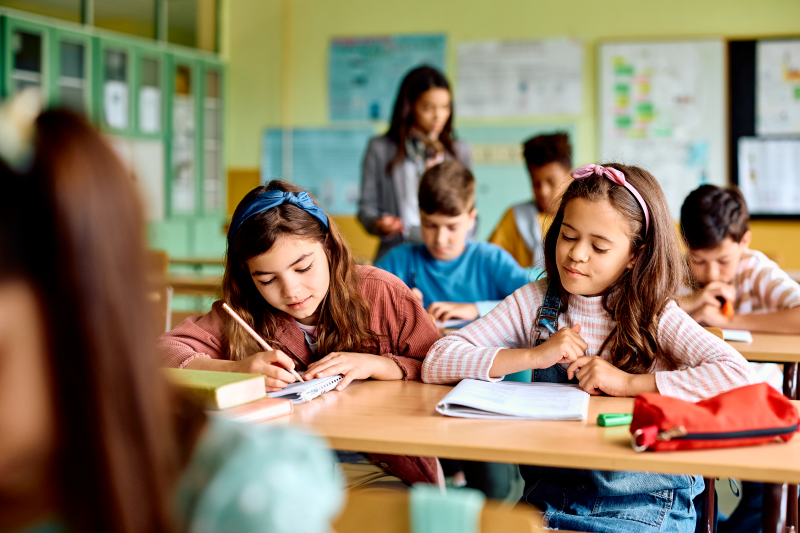 writing about reading classroom with kids